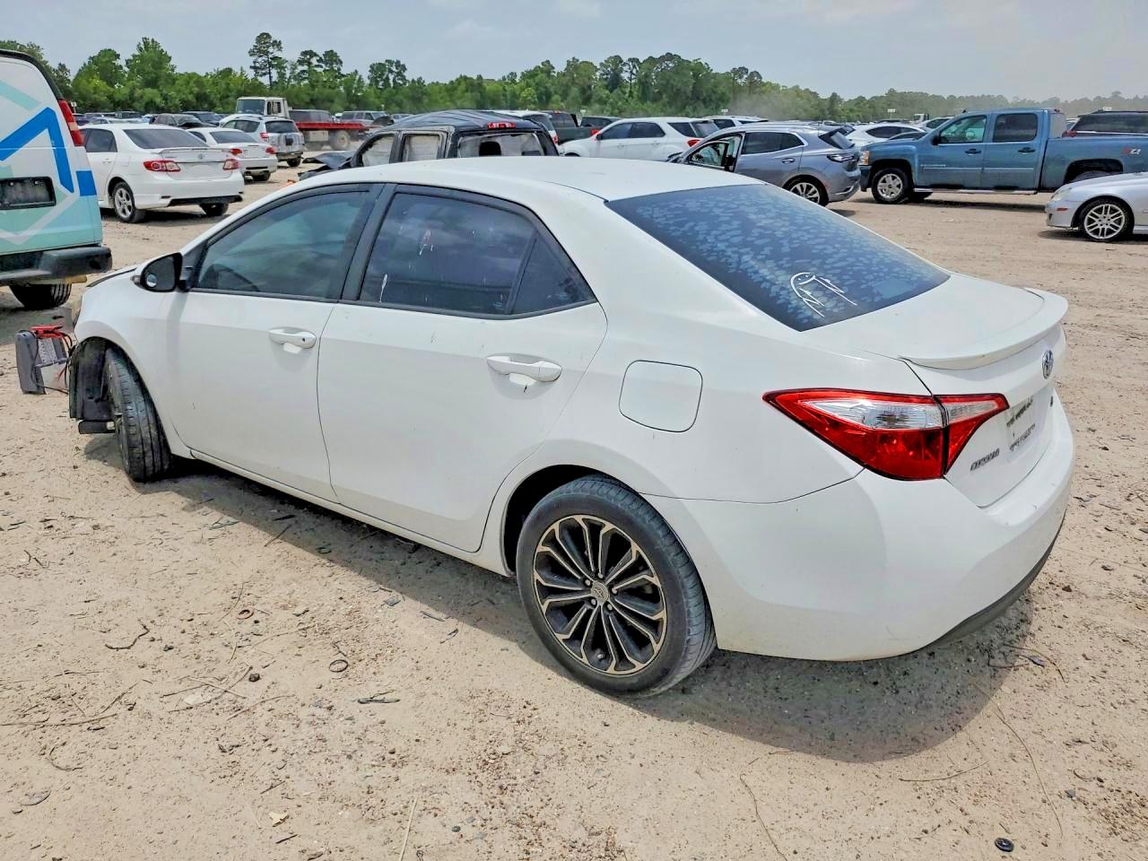 2014 Toyota Corolla L White vin: 2T1BURHE7EC114849