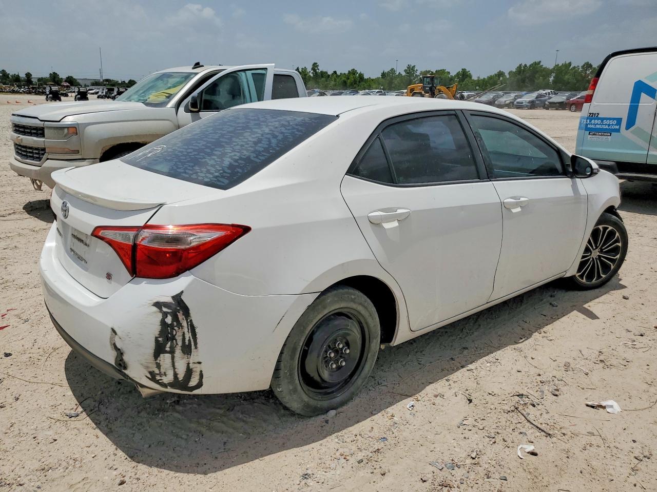 2014 Toyota Corolla L White vin: 2T1BURHE7EC114849