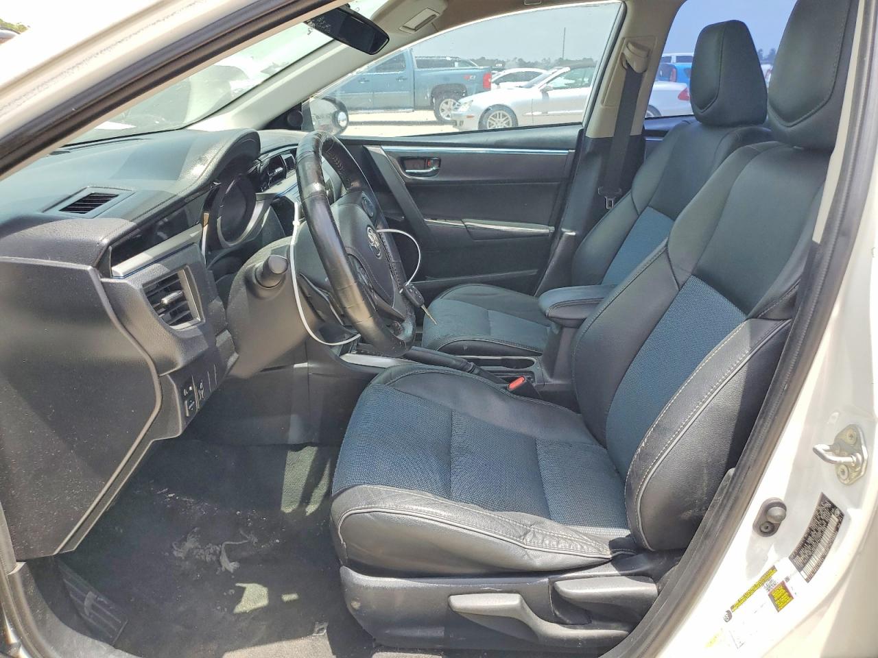 2014 Toyota Corolla L White vin: 2T1BURHE7EC114849