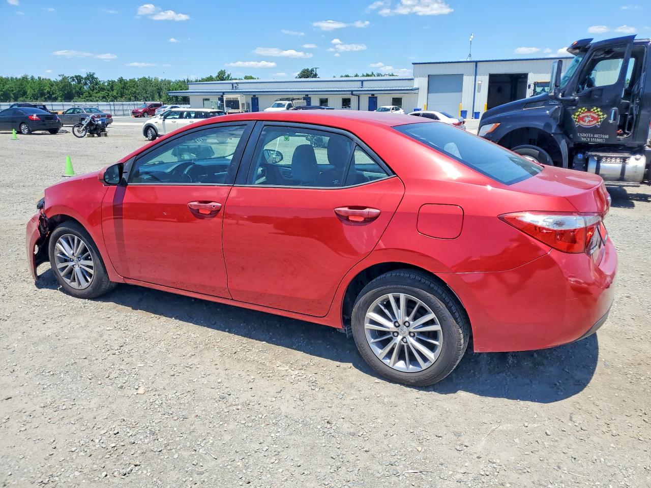 2014 Toyota Corolla Le Plus Red vin: 2T1BURHE7EC120750
