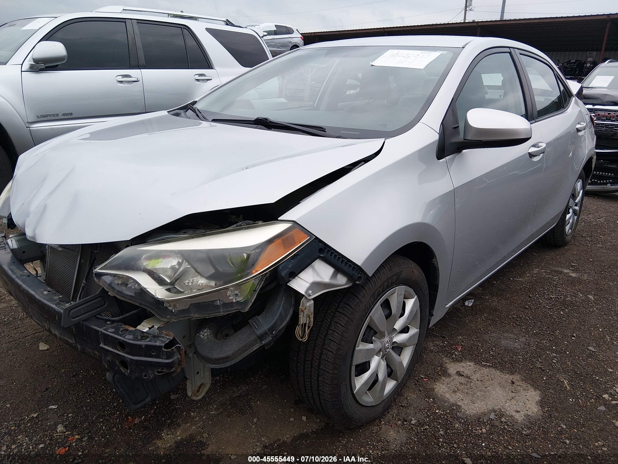 2014 Toyota Corolla Le Silver vin: 2T1BURHE7EC132445