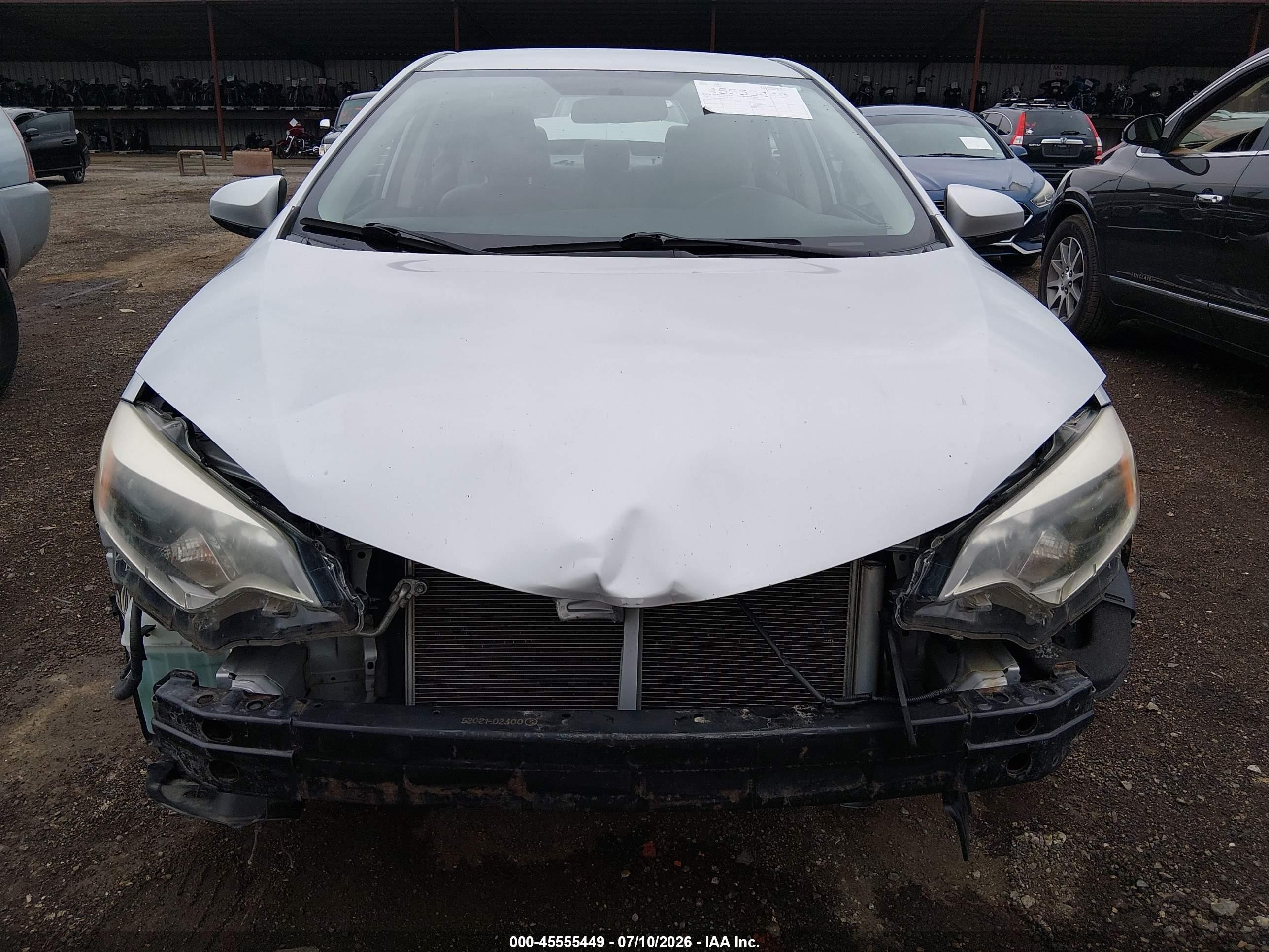 2014 Toyota Corolla Le Silver vin: 2T1BURHE7EC132445