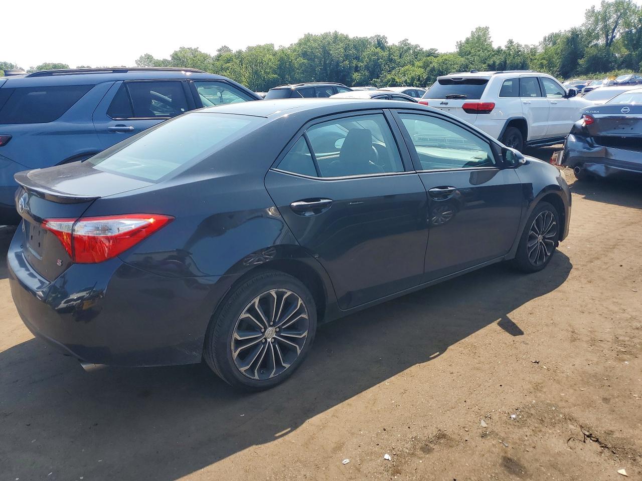 2014 Toyota Corolla S Plus Black vin: 2T1BURHE7EC135426