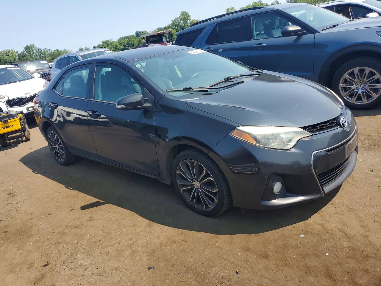 2014 Toyota Corolla S Plus Black vin: 2T1BURHE7EC135426