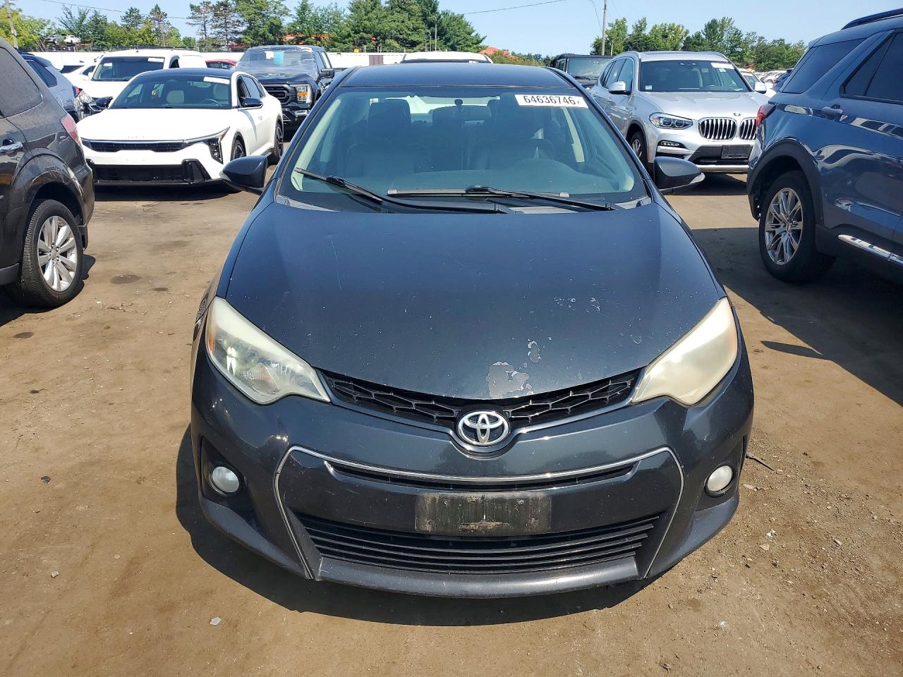 2014 Toyota Corolla S Plus Black vin: 2T1BURHE7EC135426