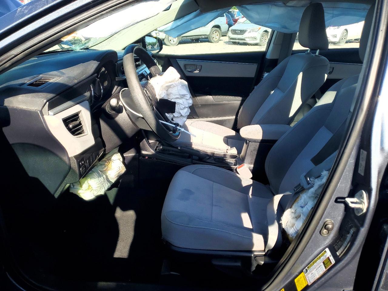 2014 Toyota Corolla Le Charcoal vin: 2T1BURHE7EC144773