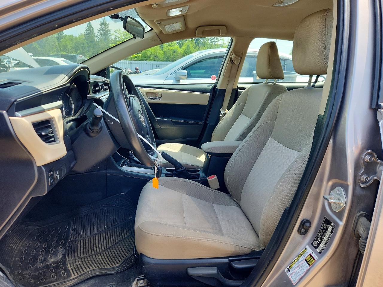 2014 Toyota Corolla L Silver vin: 2T1BURHE7EC144854