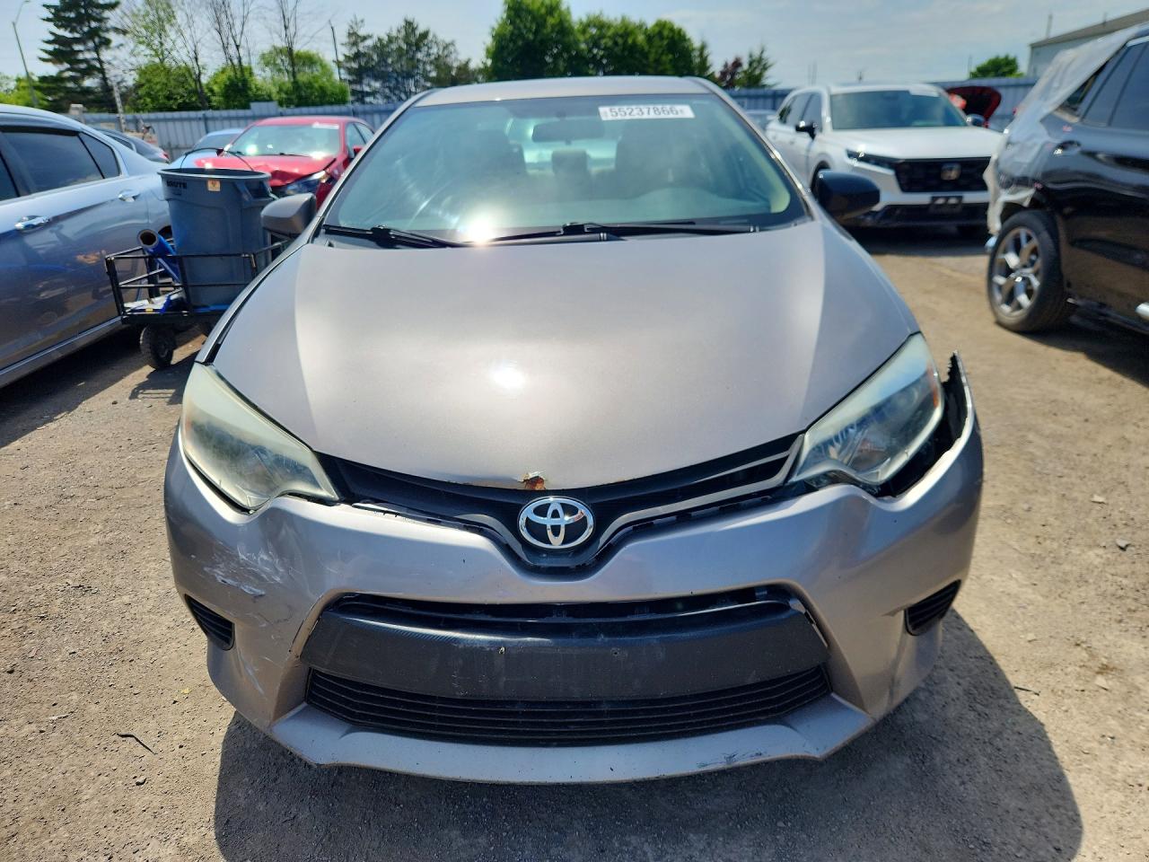 2014 Toyota Corolla L Silver vin: 2T1BURHE7EC144854