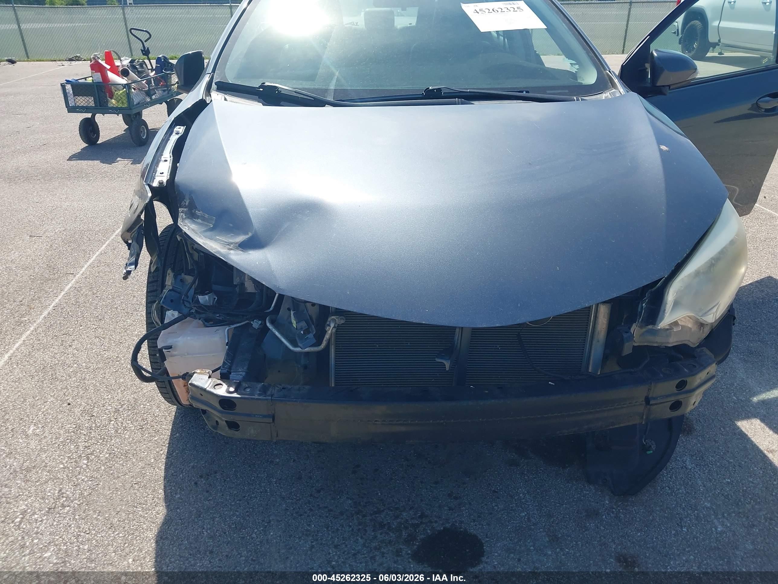 2014 Toyota Corolla S Plus Синий vin: 2T1BURHE7EC147172