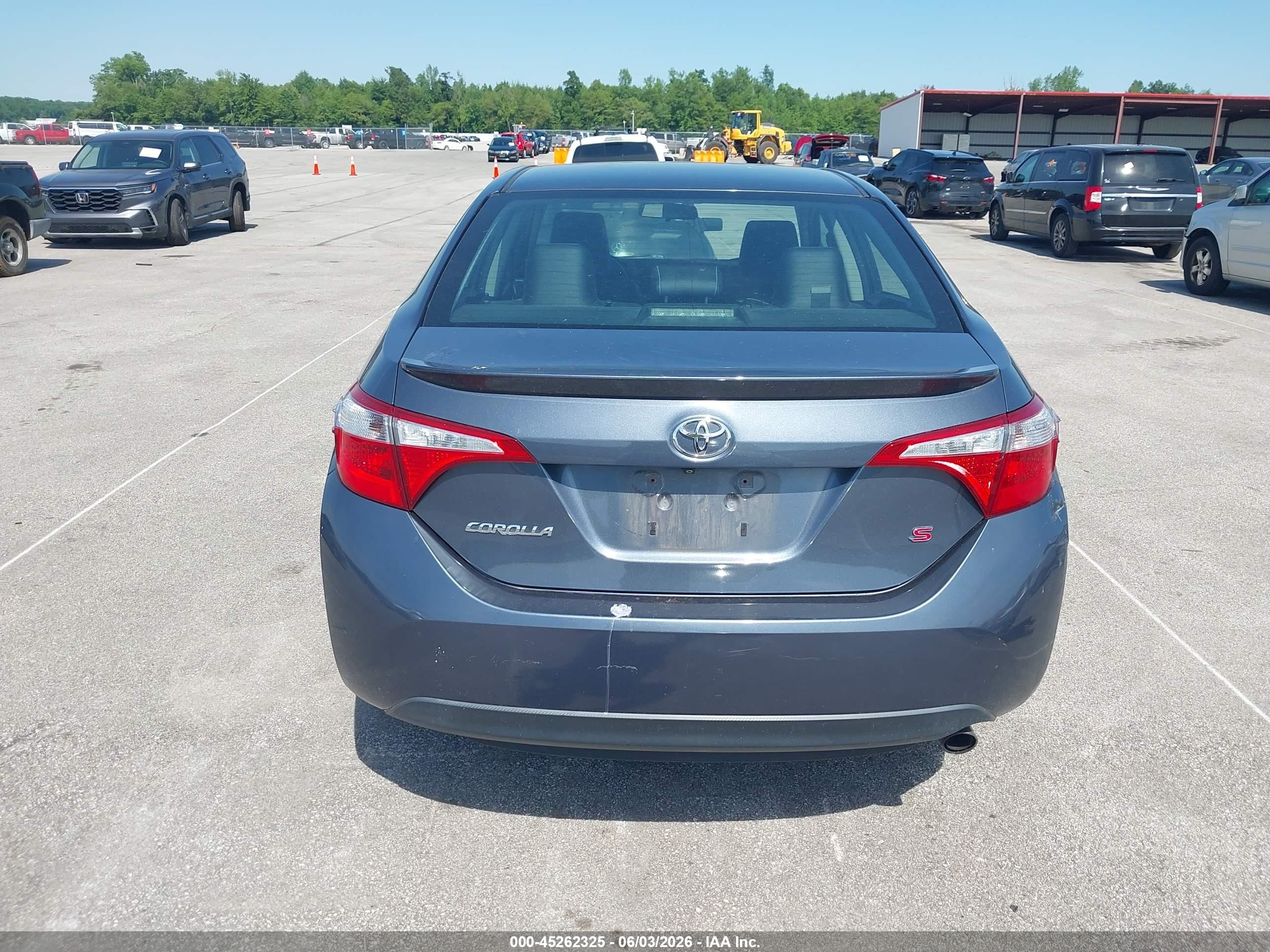2014 Toyota Corolla S Plus Синий vin: 2T1BURHE7EC147172