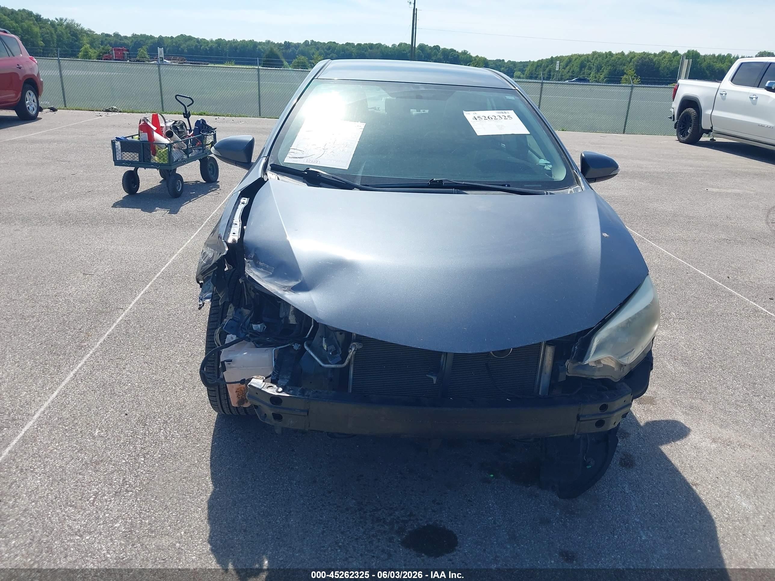 2014 Toyota Corolla S Plus Синий vin: 2T1BURHE7EC147172