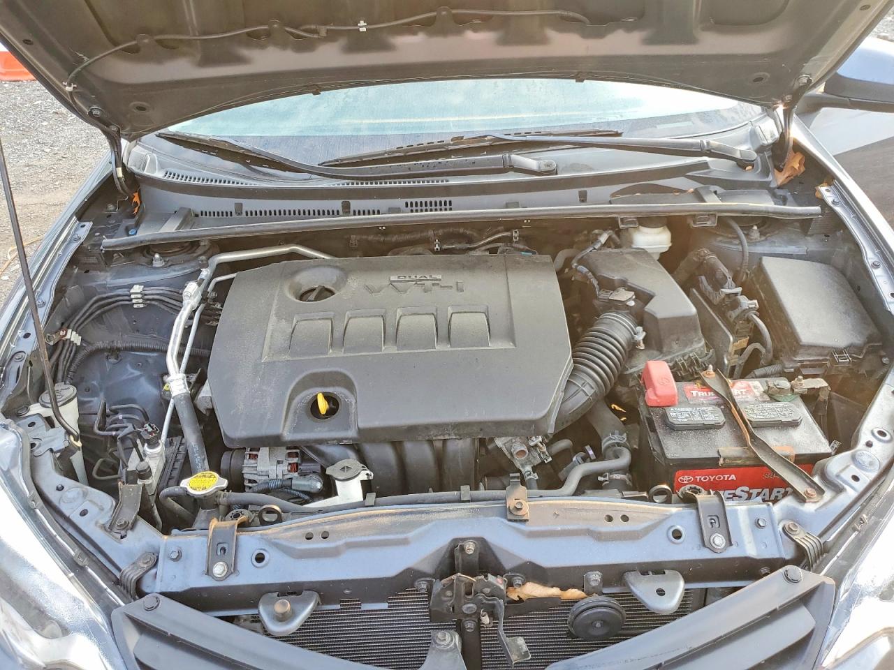 2014 Toyota Corolla L Blue vin: 2T1BURHE7EC150783