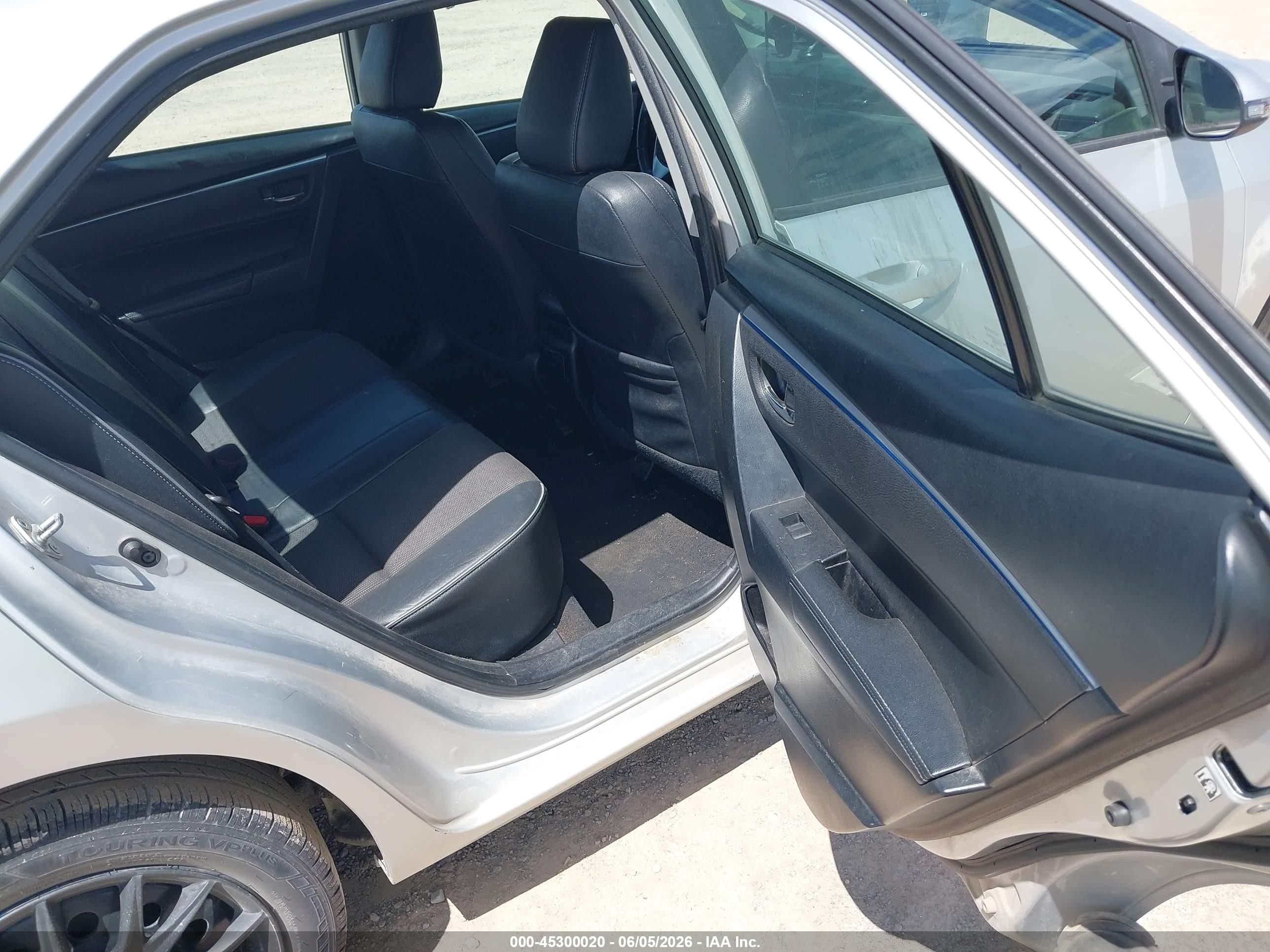 2014 Toyota Corolla S Silver vin: 2T1BURHE7EC151223