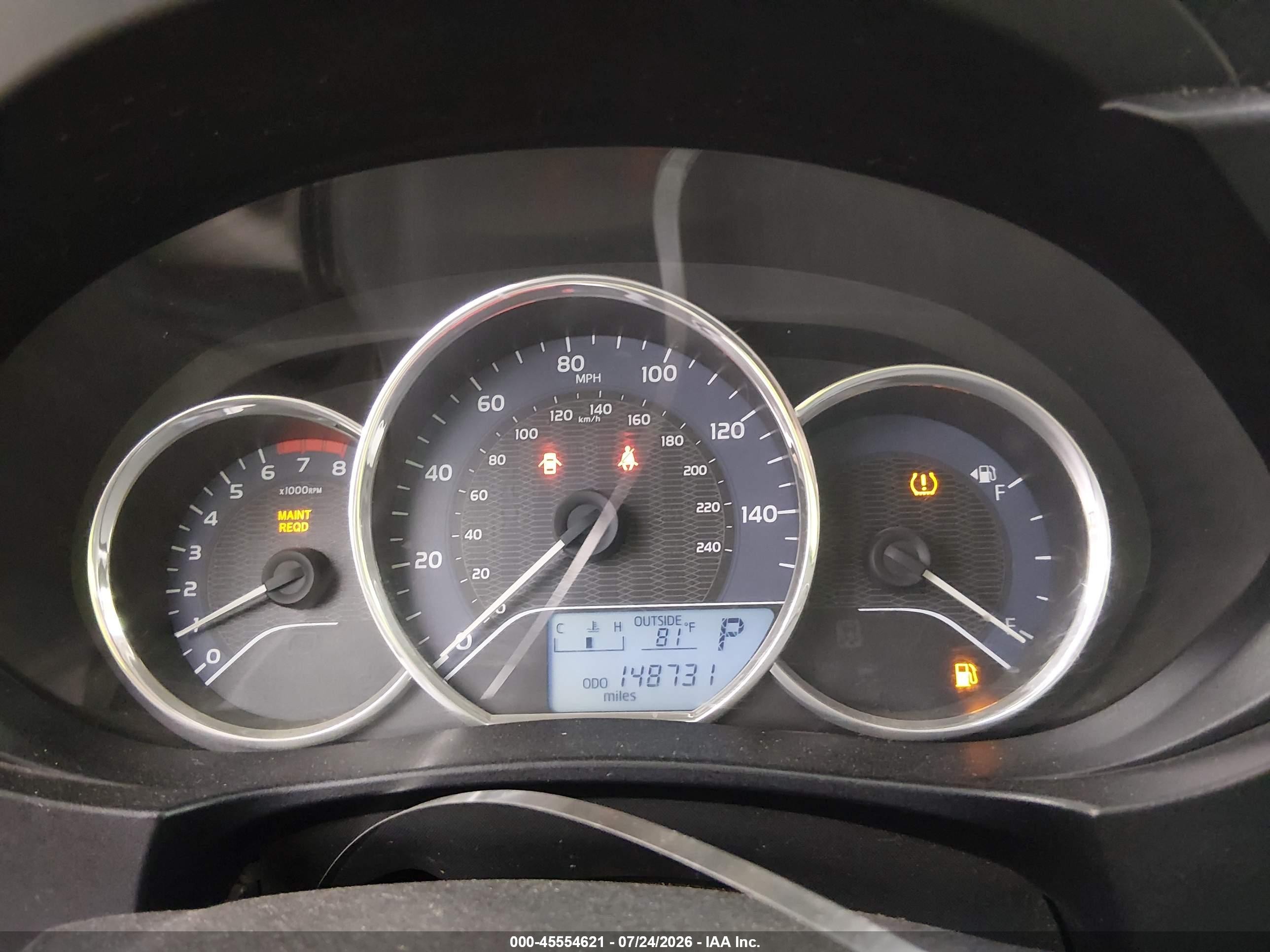 2014 Toyota Corolla Le Синий vin: 2T1BURHE7EC159340