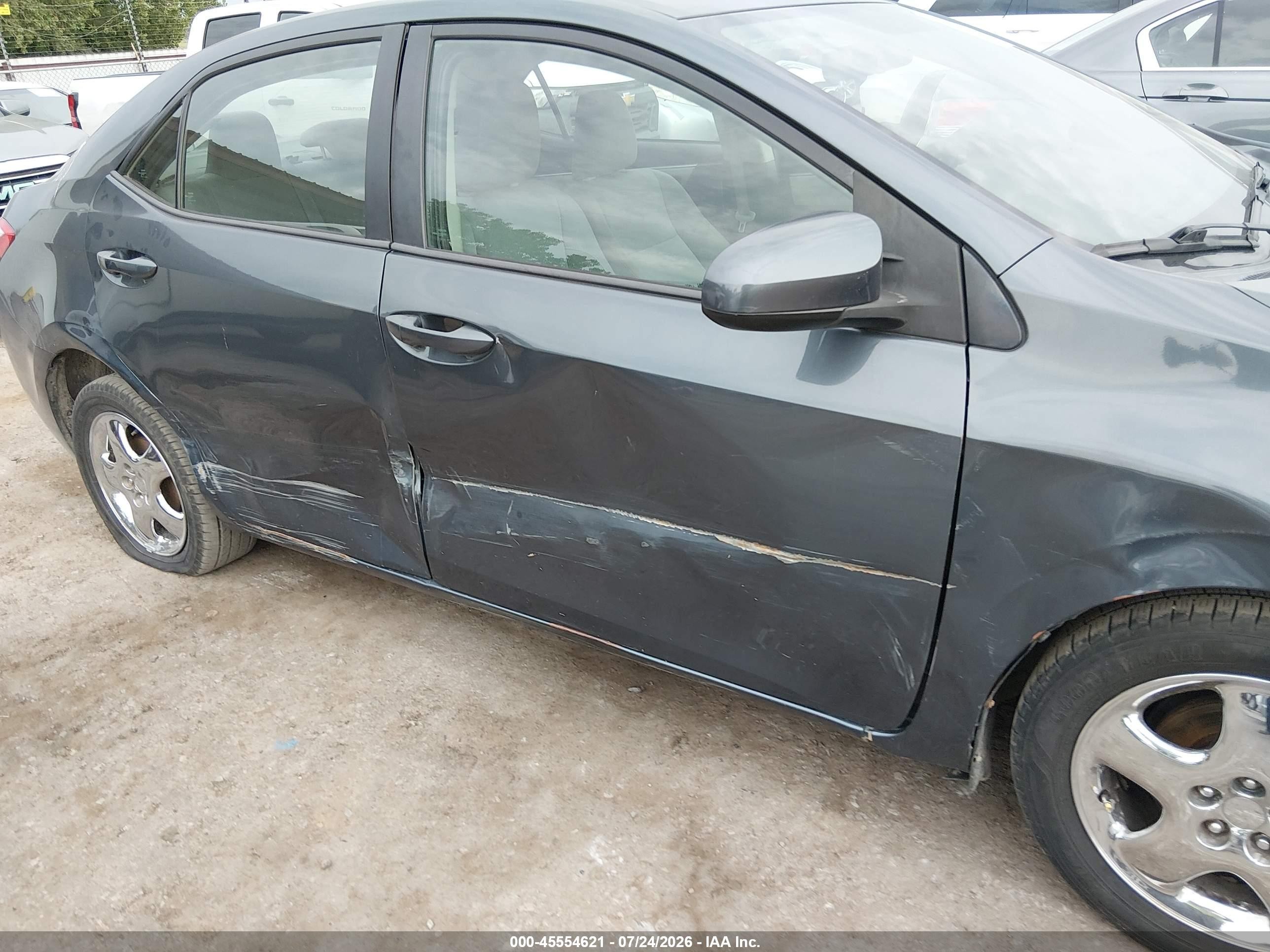2014 Toyota Corolla Le Синий vin: 2T1BURHE7EC159340