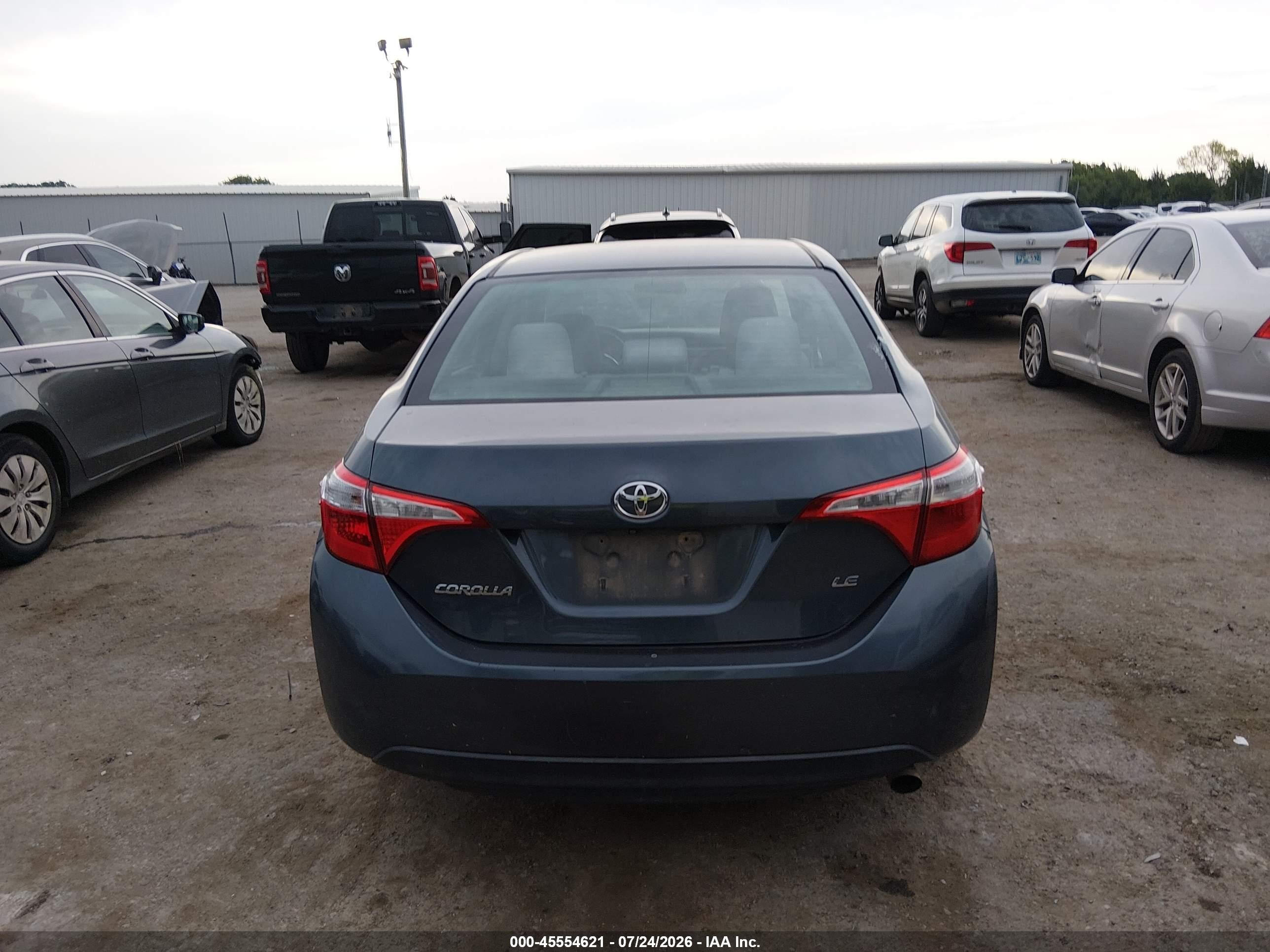 2014 Toyota Corolla Le Синий vin: 2T1BURHE7EC159340