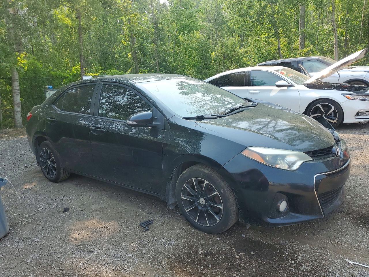 2014 Toyota Corolla L Black vin: 2T1BURHE7EC164800