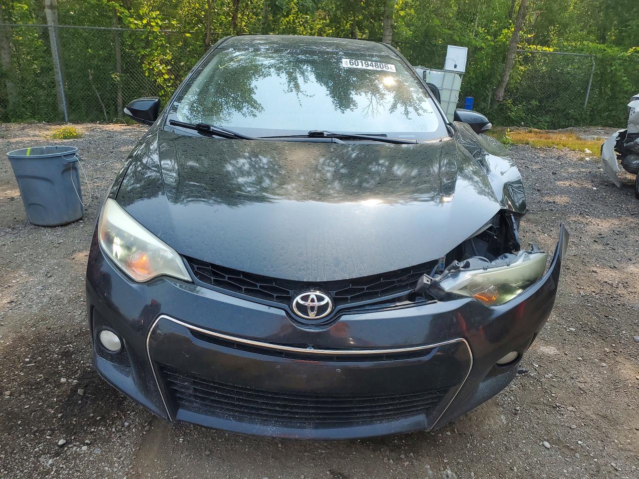 2014 Toyota Corolla L Black vin: 2T1BURHE7EC164800