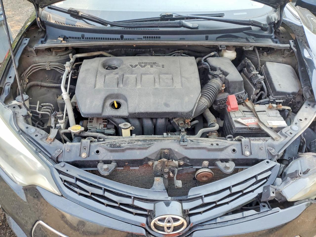 2014 Toyota Corolla L Black vin: 2T1BURHE7EC164800