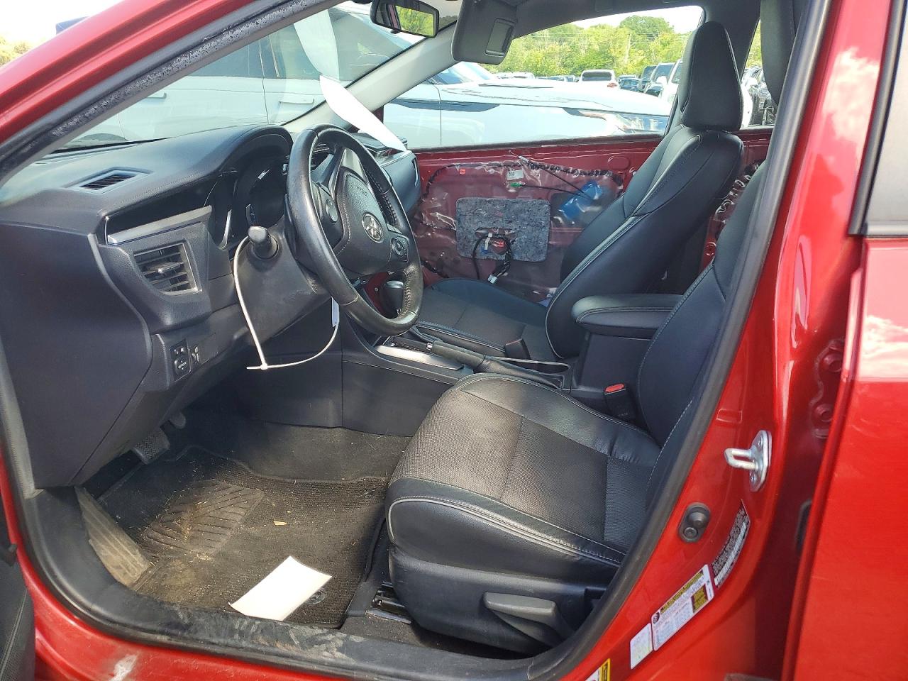 2014 Toyota Corolla S Plus Красный vin: 2T1BURHE7EC168037