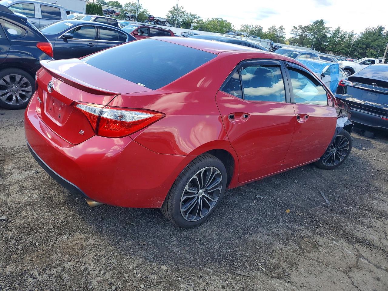 2014 Toyota Corolla S Plus Красный vin: 2T1BURHE7EC168037