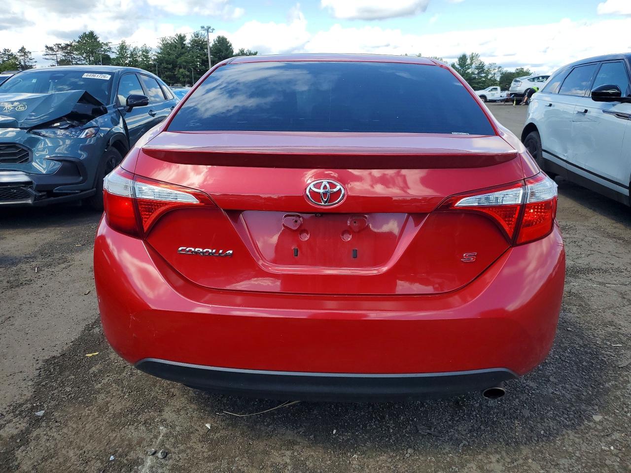 2014 Toyota Corolla S Plus Красный vin: 2T1BURHE7EC168037
