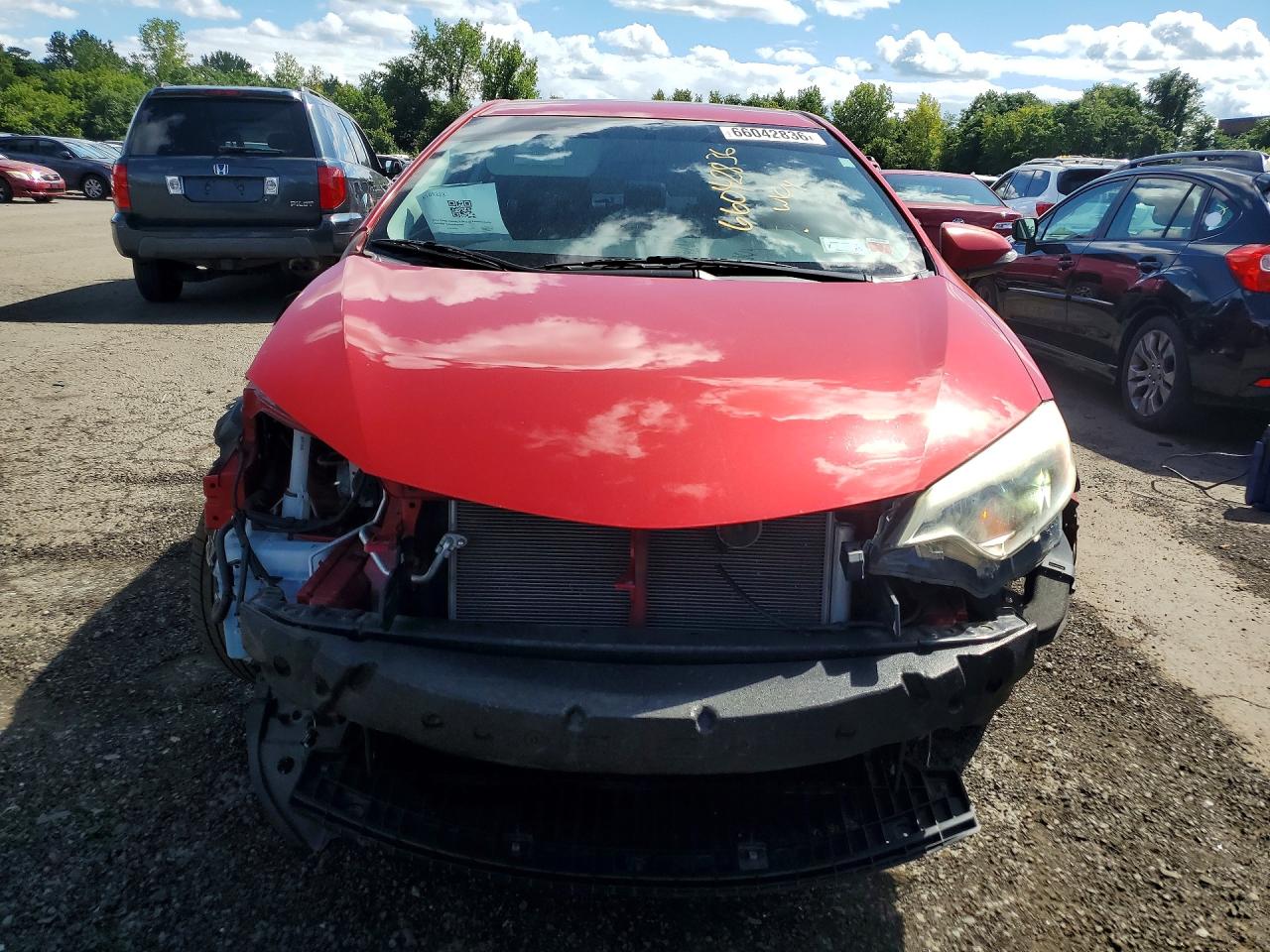 2014 Toyota Corolla S Plus Красный vin: 2T1BURHE7EC168037