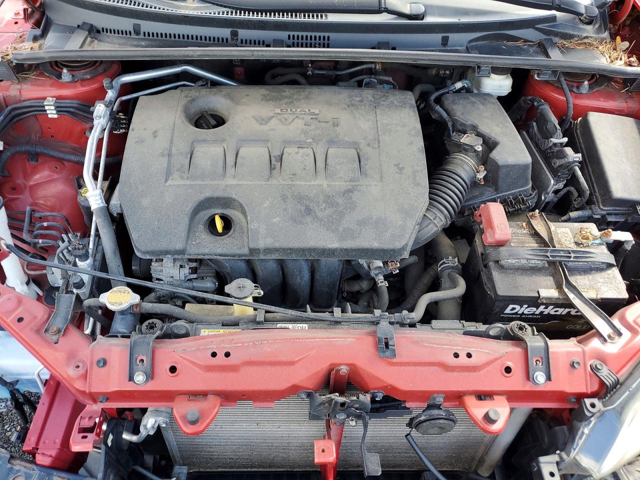 2014 Toyota Corolla S Plus Красный vin: 2T1BURHE7EC168037
