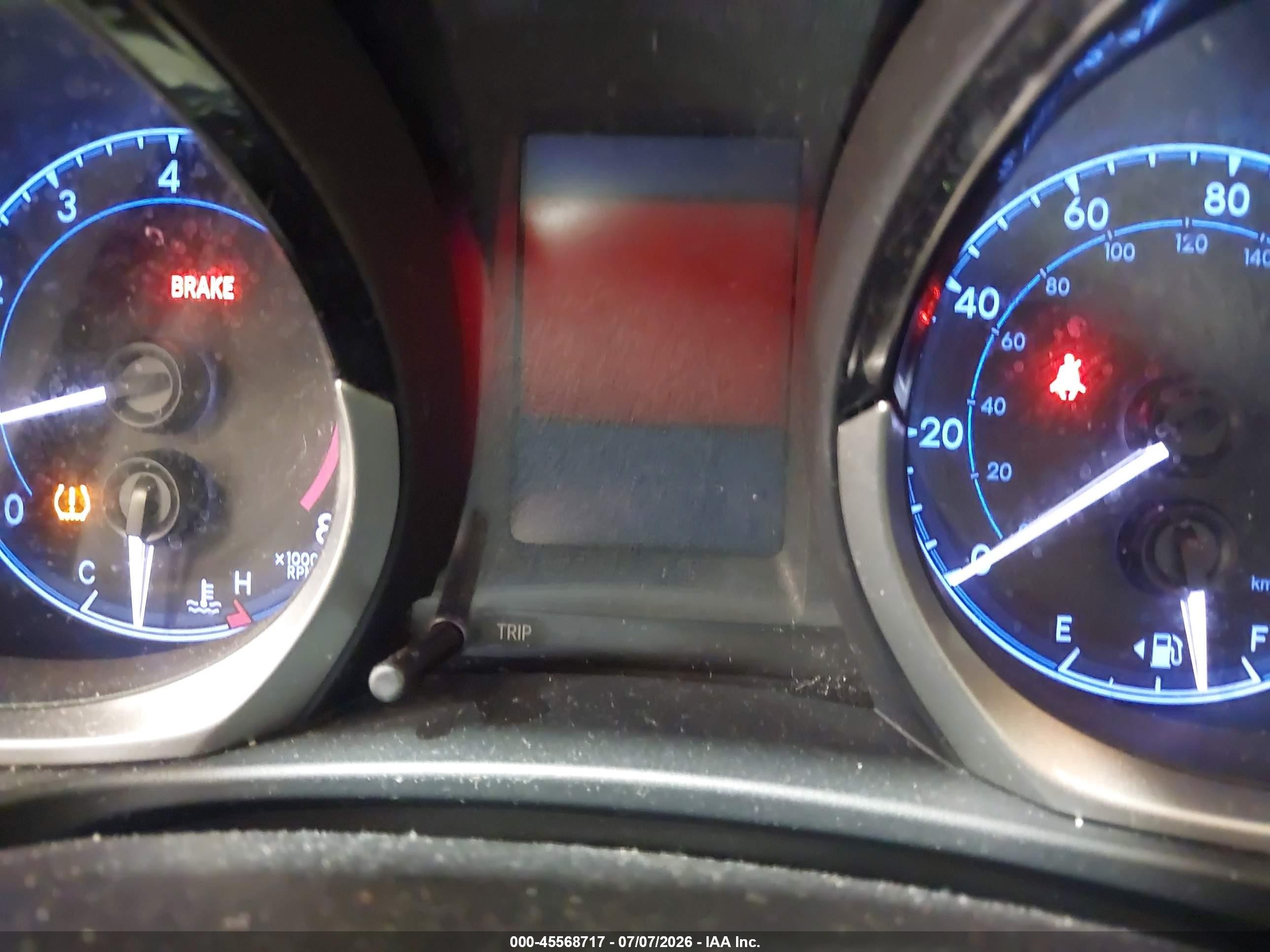 2014 Toyota Corolla S Plus Red vin: 2T1BURHE7EC169043