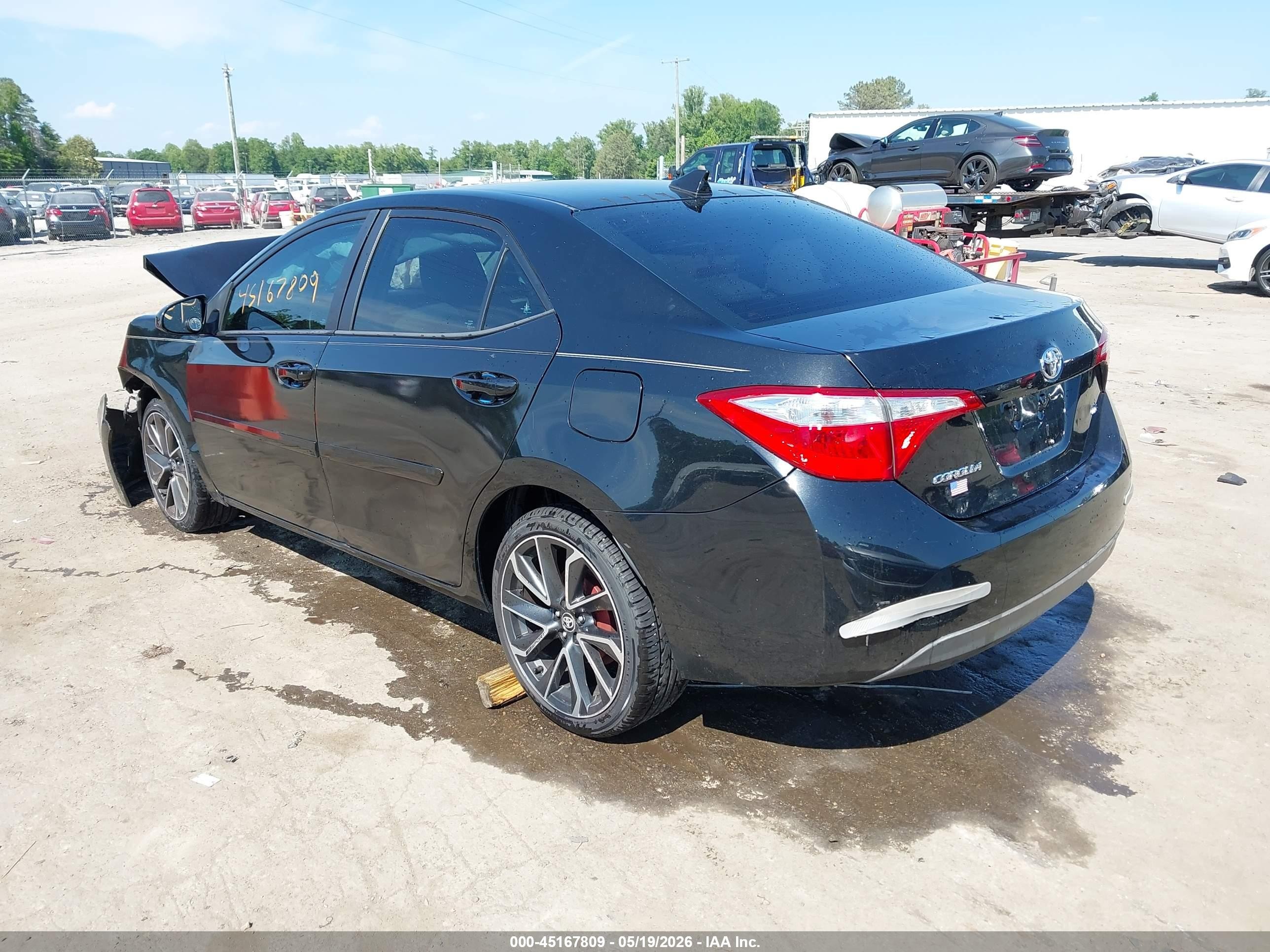 2014 Toyota Corolla Le Black vin: 2T1BURHE7EC174985