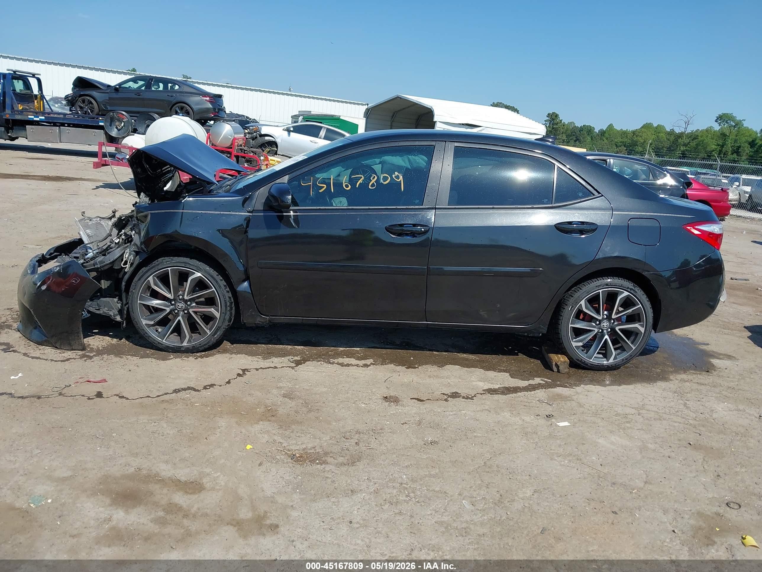 2014 Toyota Corolla Le Black vin: 2T1BURHE7EC174985