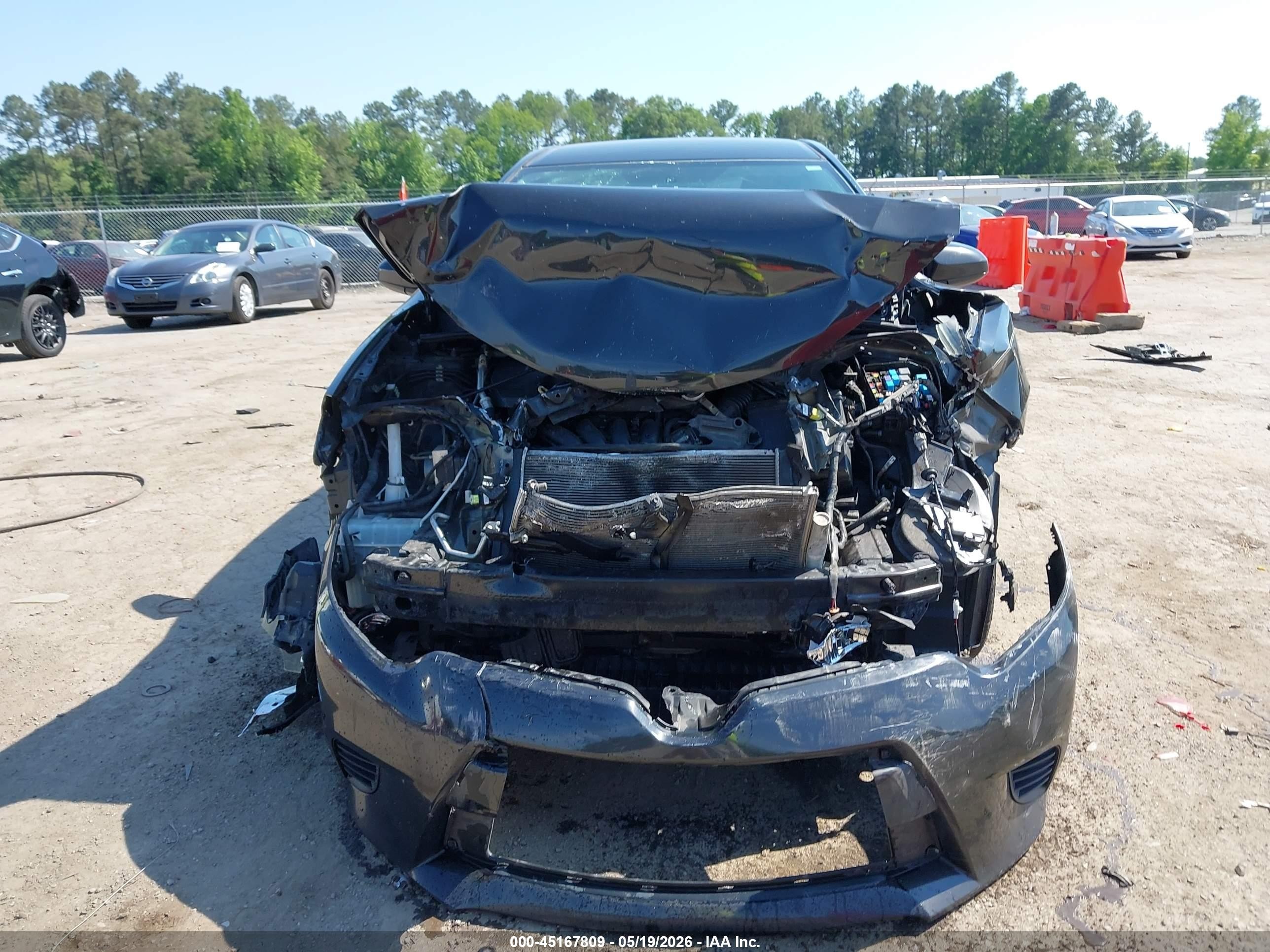 2014 Toyota Corolla Le Black vin: 2T1BURHE7EC174985