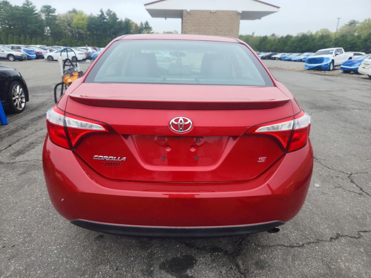 2014 Toyota Corolla S Plus Red vin: 2T1BURHE7EC175344