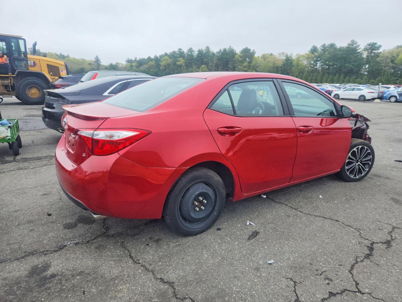 2014 Toyota Corolla S Plus Red vin: 2T1BURHE7EC175344