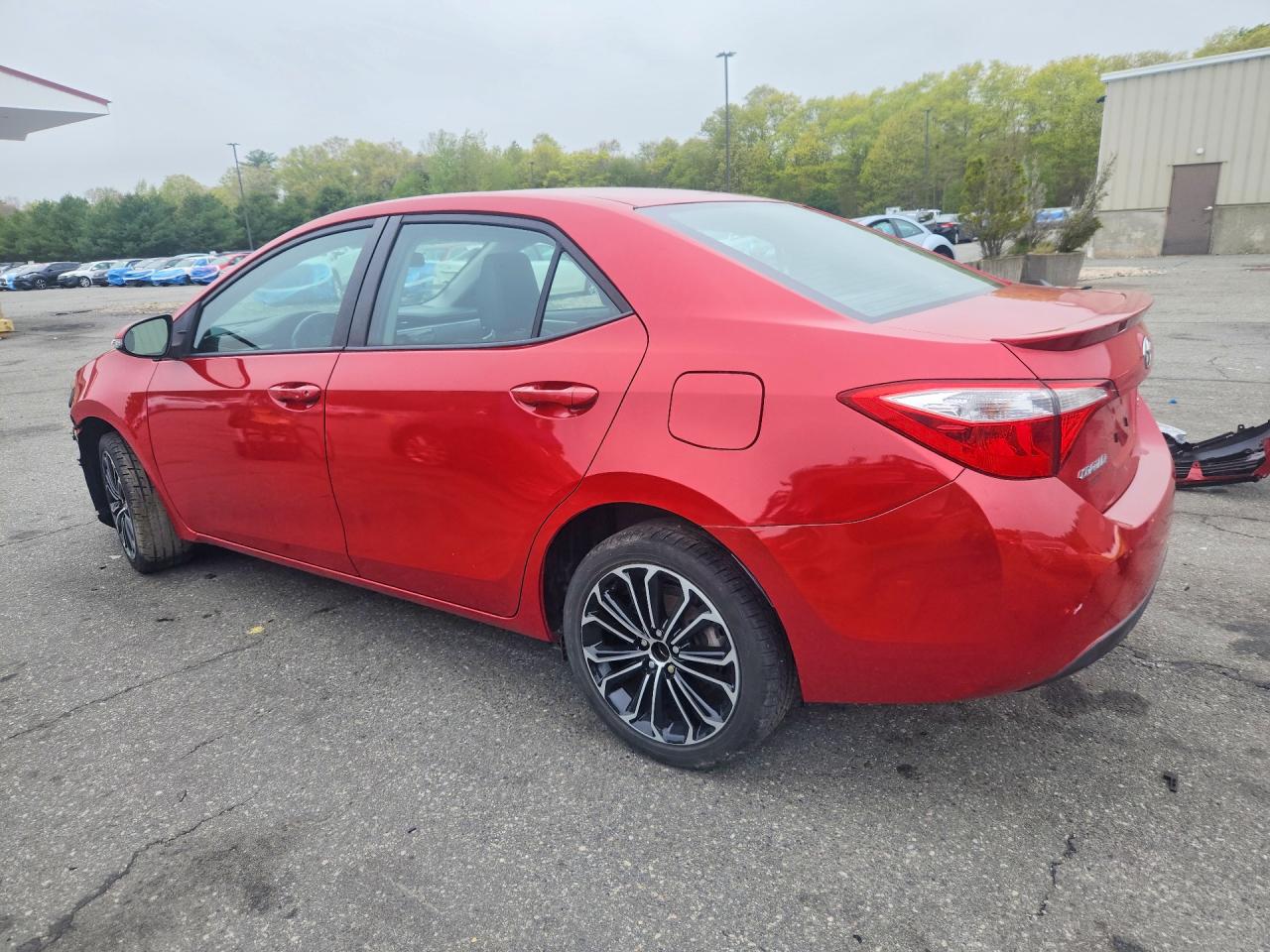 2014 Toyota Corolla S Plus Red vin: 2T1BURHE7EC175344