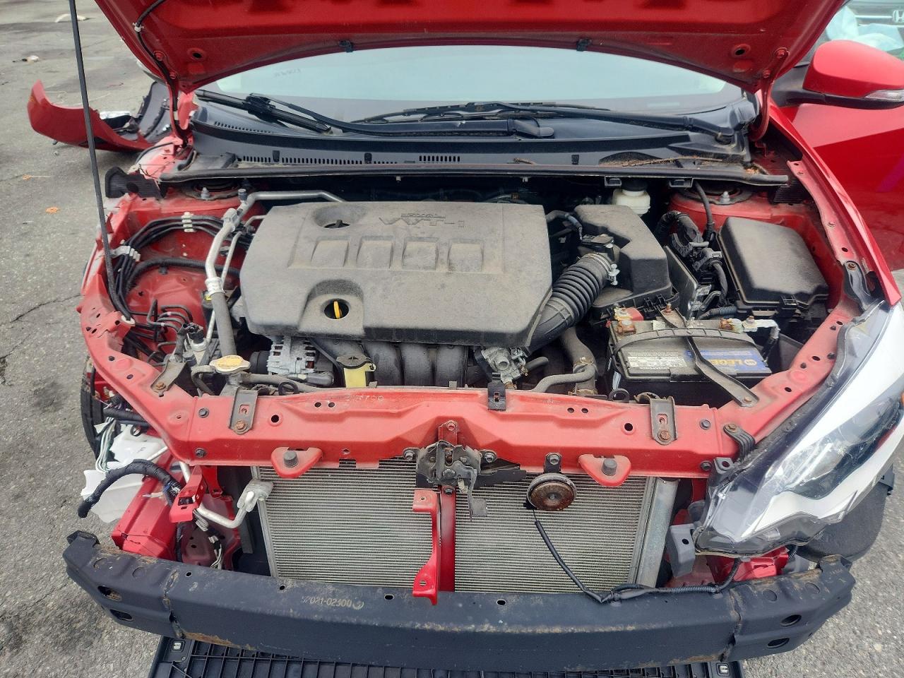 2014 Toyota Corolla S Plus Red vin: 2T1BURHE7EC175344