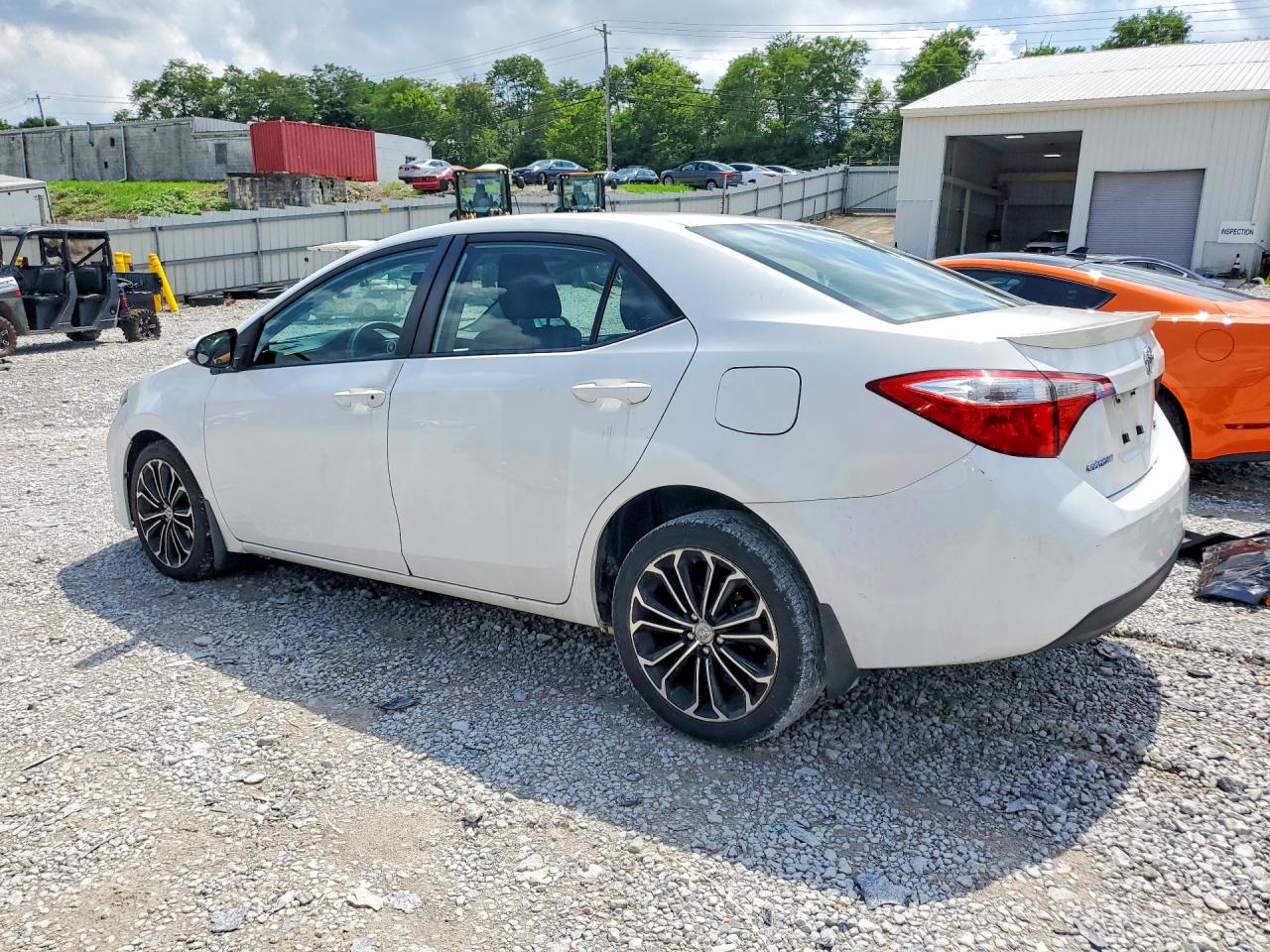 2014 Toyota Corolla L White vin: 2T1BURHE7EC177367