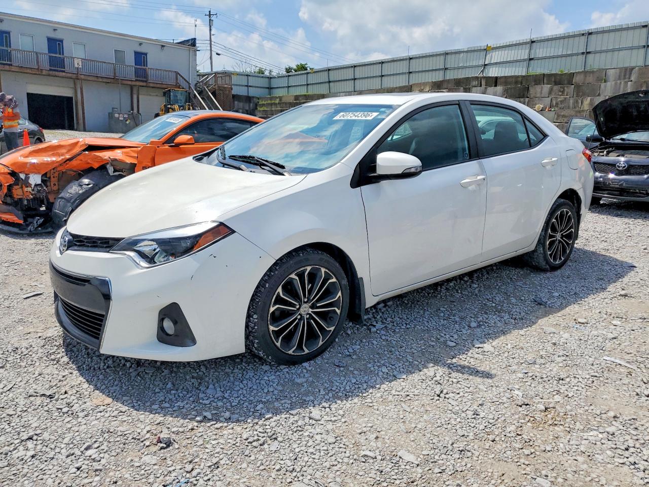 2014 Toyota Corolla L White vin: 2T1BURHE7EC177367