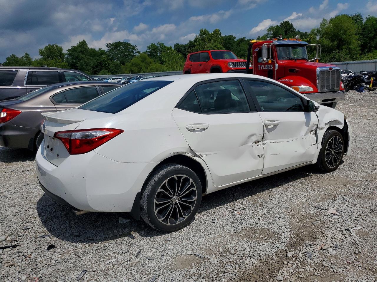 2014 Toyota Corolla L White vin: 2T1BURHE7EC177367