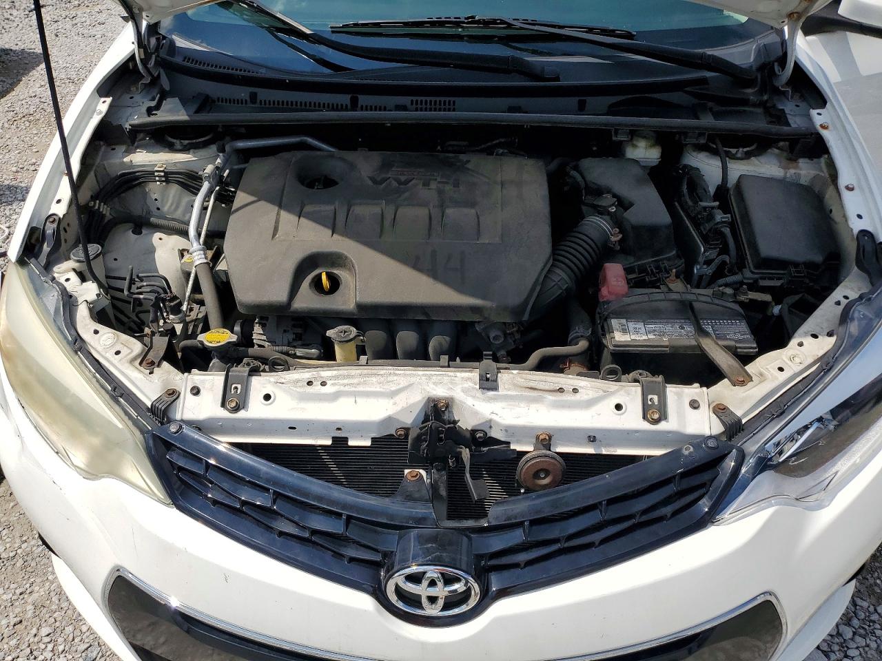 2014 Toyota Corolla L White vin: 2T1BURHE7EC177367