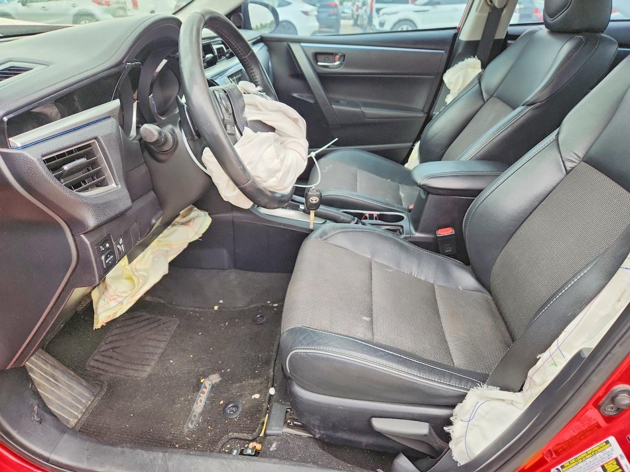 2014 Toyota Corolla S Plus Red vin: 2T1BURHE7EC180625