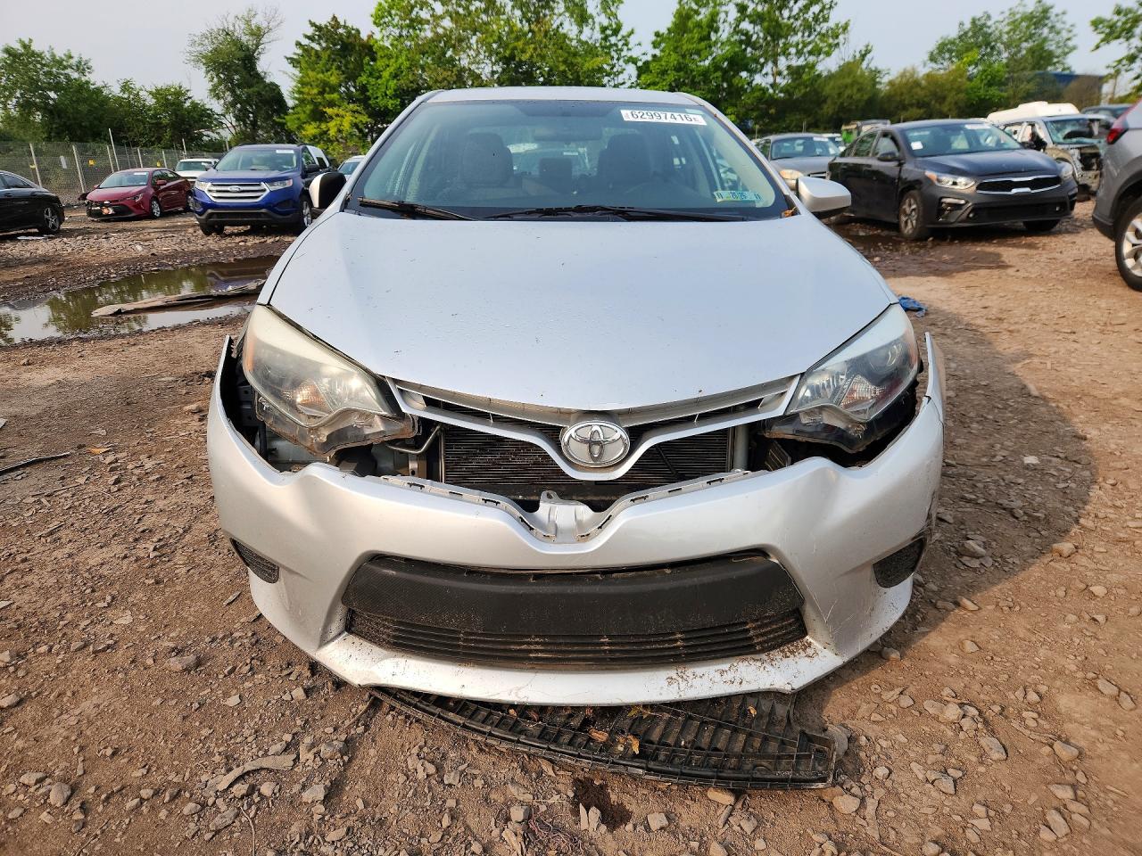 2014 Toyota Corolla L Silver vin: 2T1BURHE7EC189597