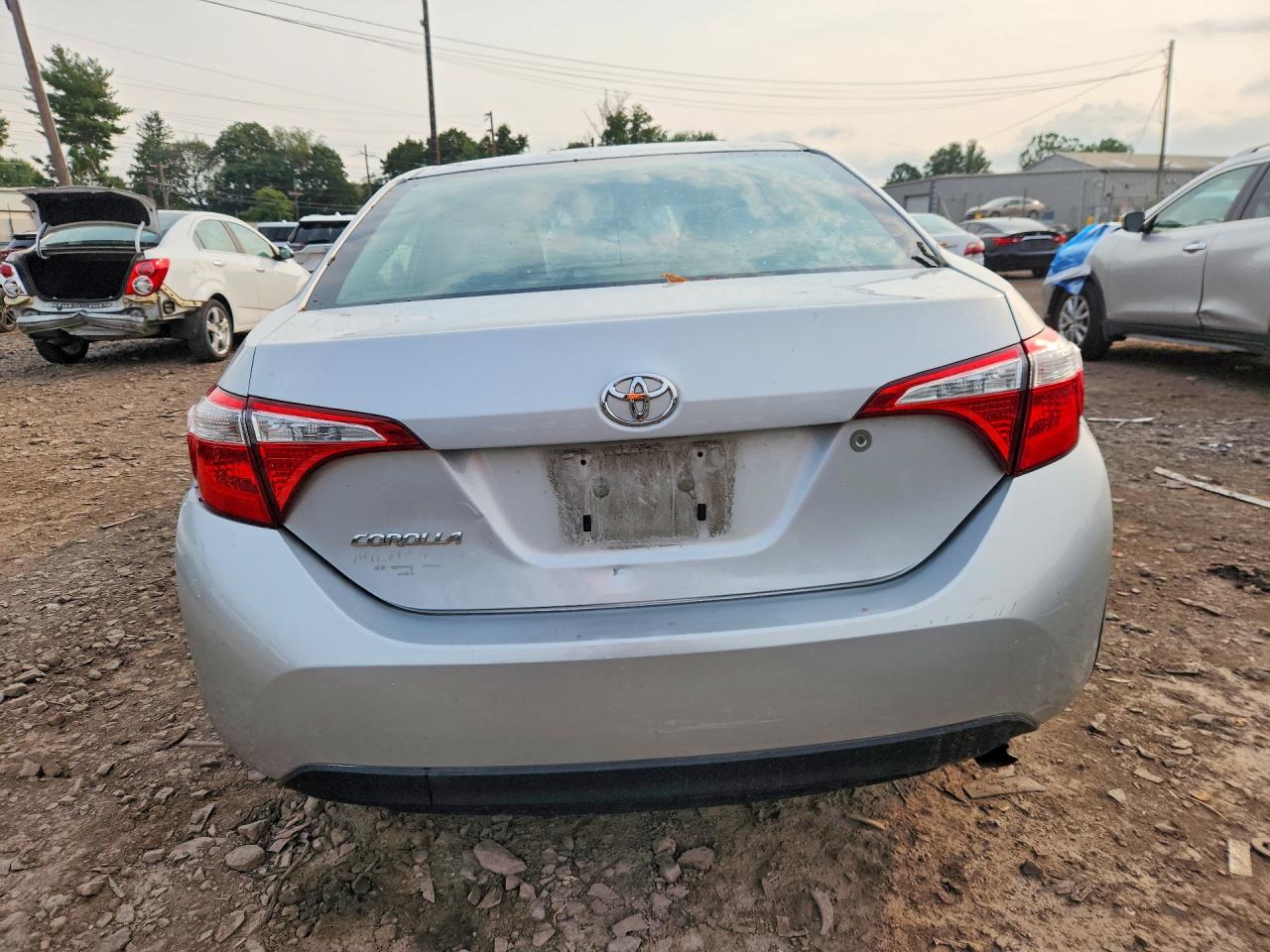 2014 Toyota Corolla L Silver vin: 2T1BURHE7EC189597