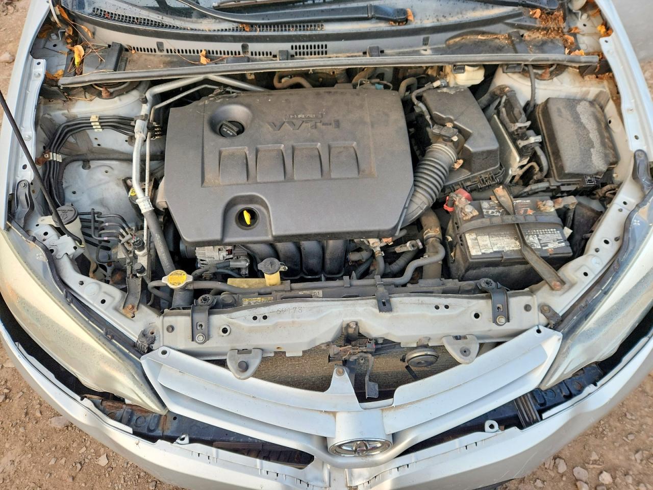 2014 Toyota Corolla L Silver vin: 2T1BURHE7EC189597