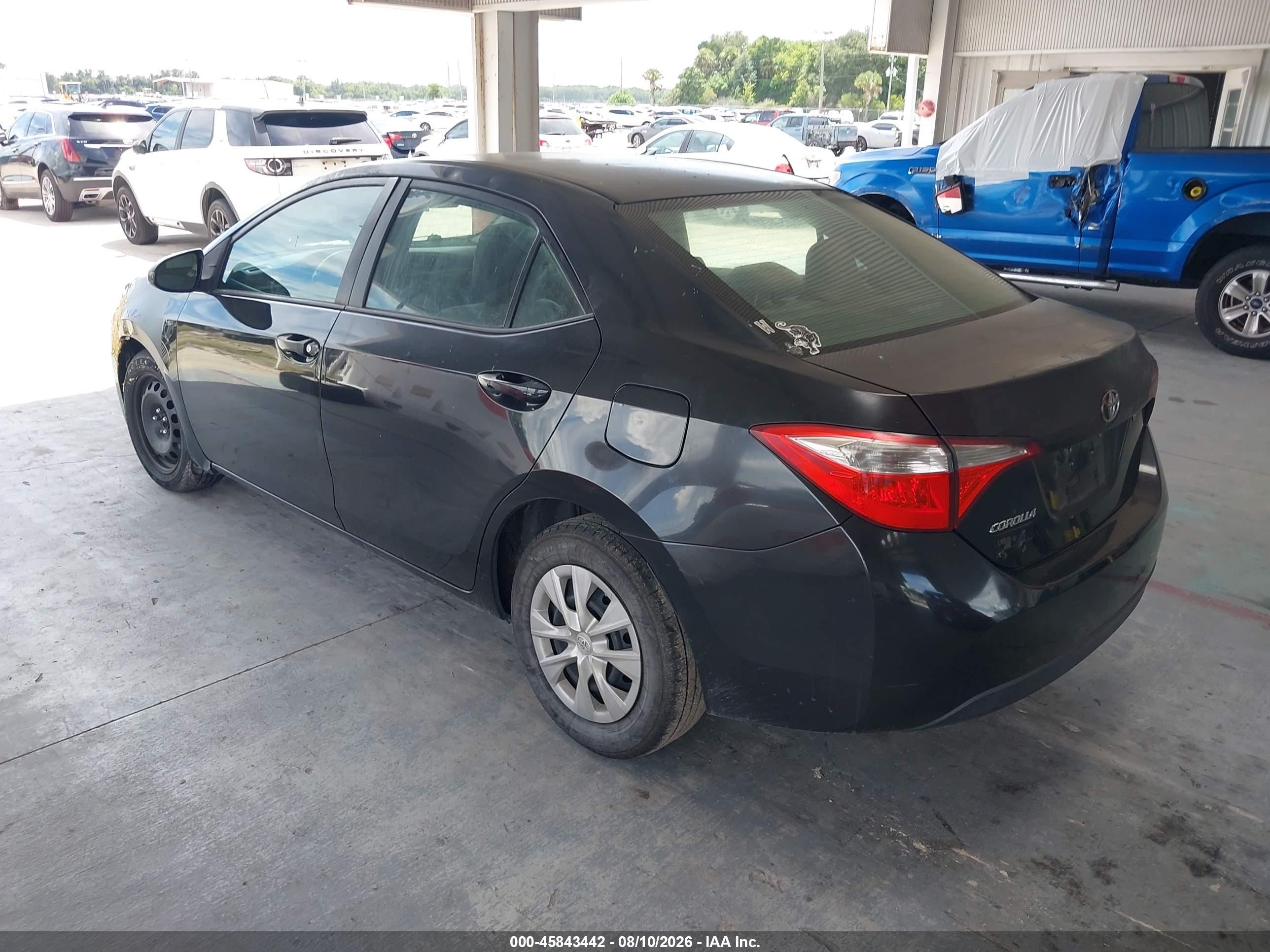 2014 Toyota Corolla L Black vin: 2T1BURHE7EC191432