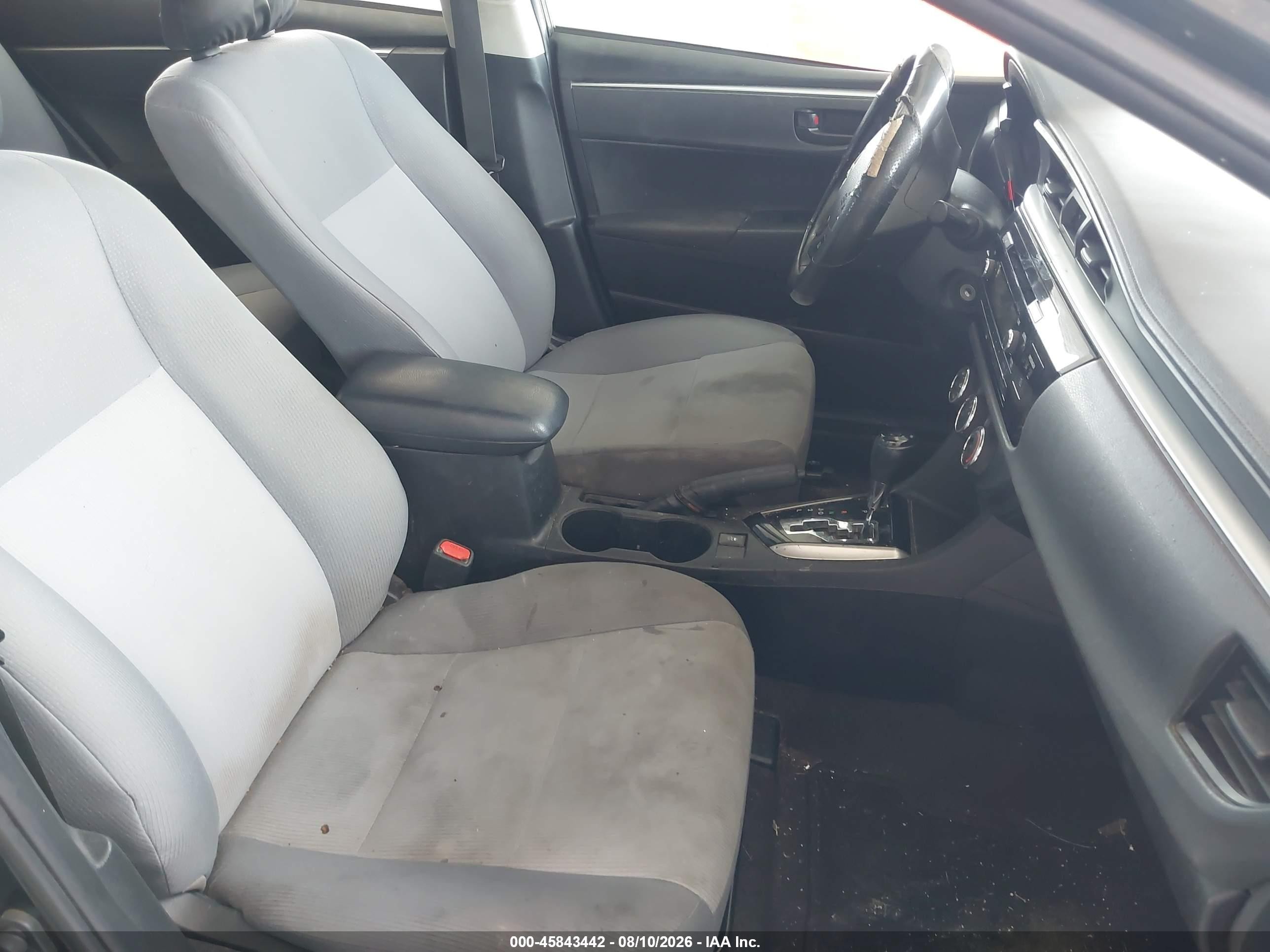 2014 Toyota Corolla L Black vin: 2T1BURHE7EC191432