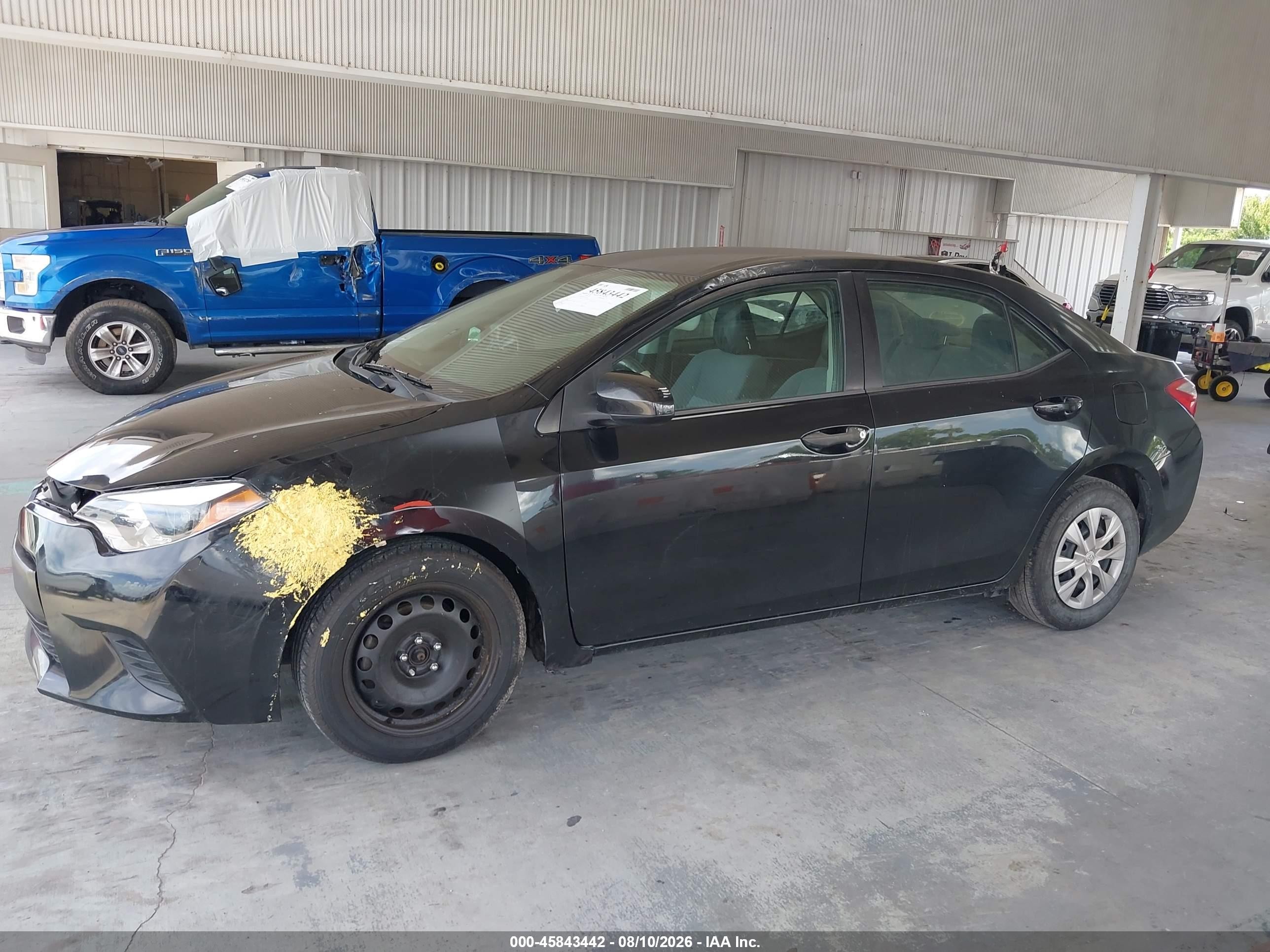 2014 Toyota Corolla L Black vin: 2T1BURHE7EC191432