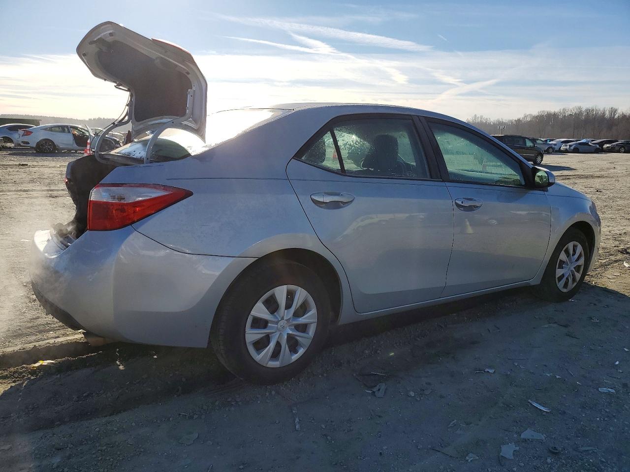 2014 Toyota Corolla L Silver vin: 2T1BURHE7EC194282