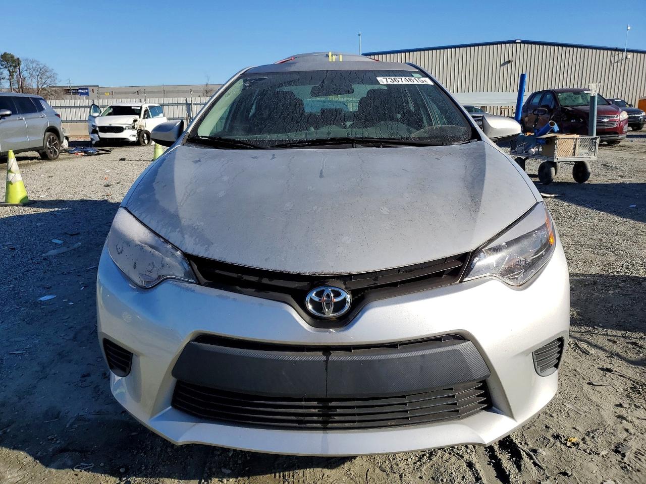 2014 Toyota Corolla L Silver vin: 2T1BURHE7EC194282