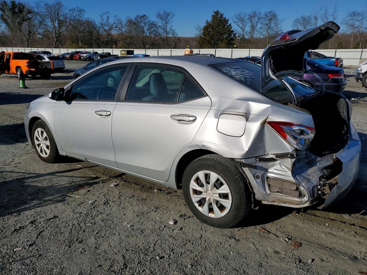 2014 Toyota Corolla L Silver vin: 2T1BURHE7EC194282